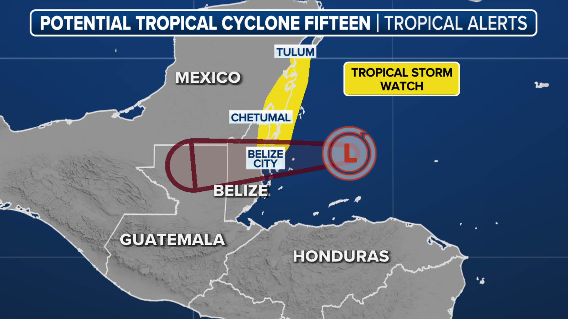 Potential Tropical Cyclone 15 expected to become Tropical Storm